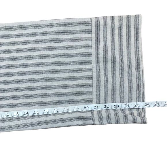 NWT Gilli Wide Leg, Linen Blend Striped Ankle Pants - Picture 13 of 13